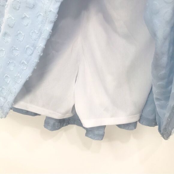 White Birch Pastel Blue You Can Count In It Mini Dress- NEW - Picture 10 of 12